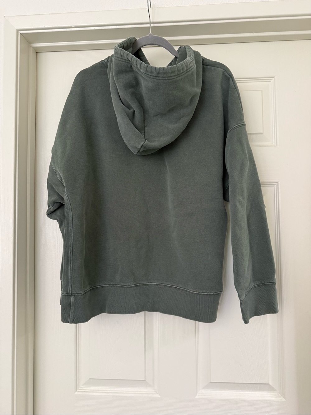 Aritzia TNA Oversized Olive Green Sweatfleece Hoodie - Picture 7 of 9